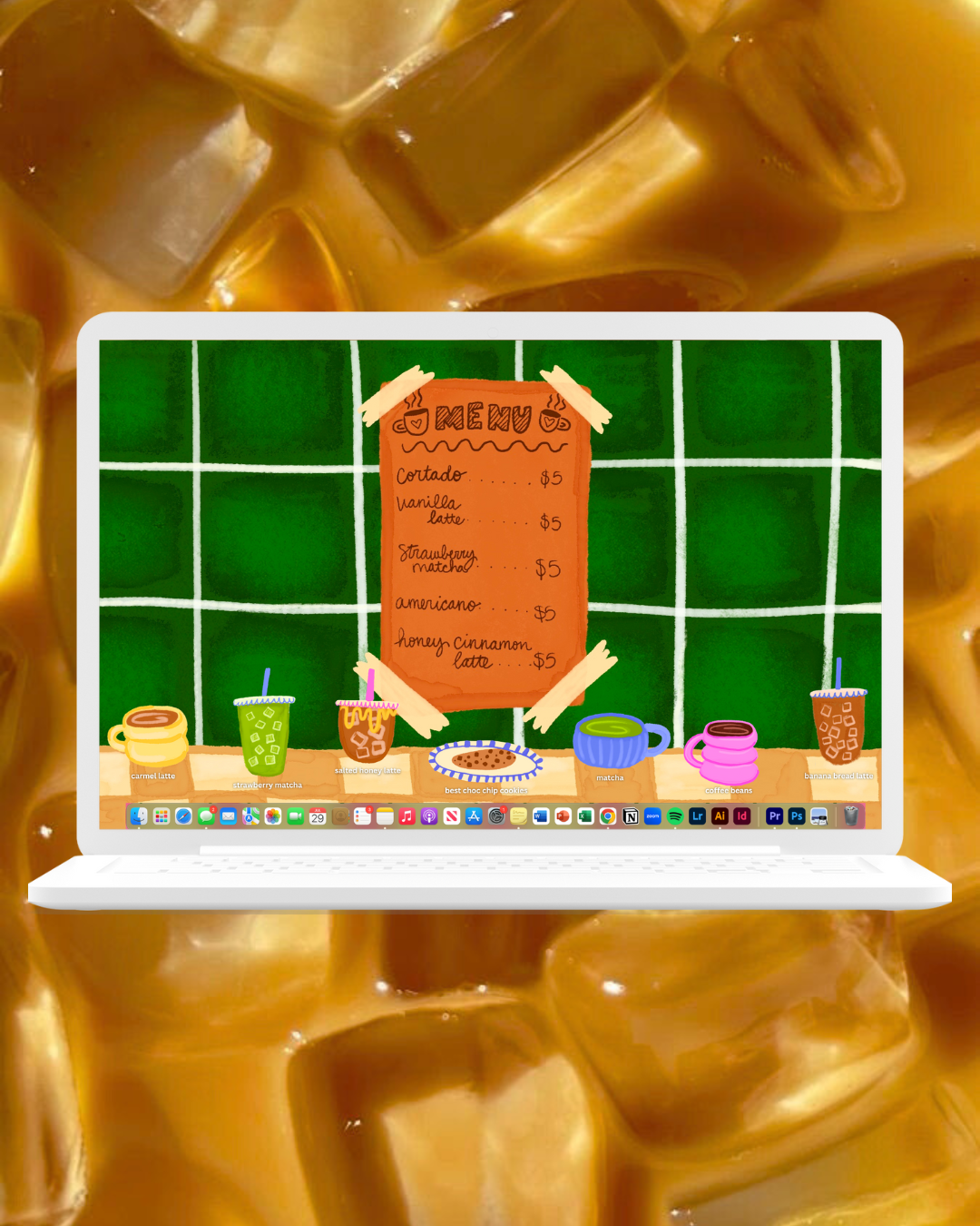 🍵coffee shop desktop sticker pack☕️