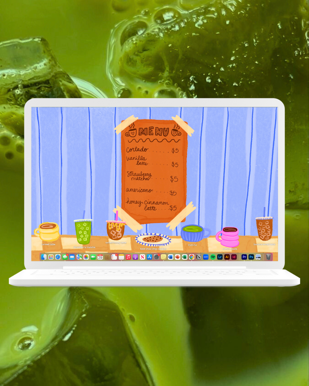 🍵coffee shop desktop sticker pack☕️