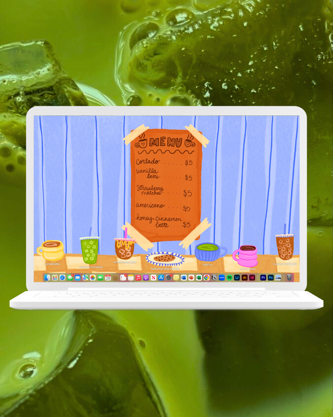 🍵coffee shop desktop sticker pack☕️