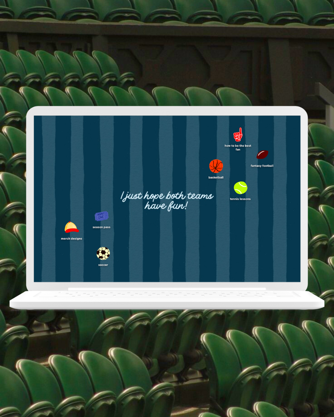 🏀 Go Sports Desktop Sticker Pack 🏈